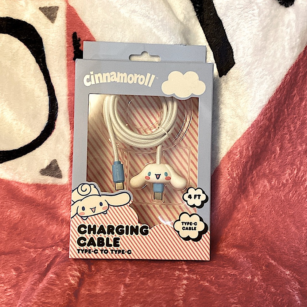 🎀 - Cinnamoroll - Charging Cable - Type C - 4 feet